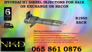 Hyundai H1 Diesel Injectors For Sale On Exchange 6 Months Warranty