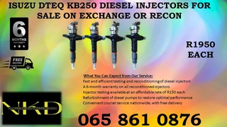 Isuzu Dteq Kb250 Diesel Injectors For Sale On Exchange