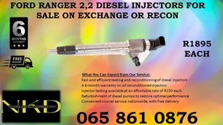 Ford Ranger 2.2 Bk And Ck Injectors For Sale