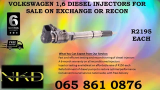 Volkswagen 1.6 Diesel Injectors For Sale On Exchange