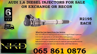 Audi 1.6 Diesel Injectors For Sale On Exchange