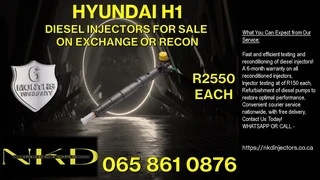 Hyunda H1 Injectors For Sale We Sell On Exchange Or Recon