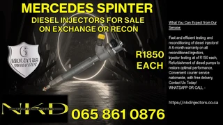 Mercedes Sprinter diesel injectors for sale
