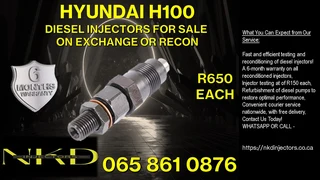 Hyundai H100 injectors for sale on exchange or we recon
