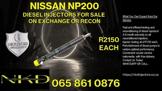 Nissan Np200 1.5 Diesel Injectors For Sale Or To Recon