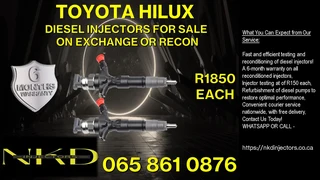 Toyota Hilux Injectors For Sale On Exchange Or T Recon