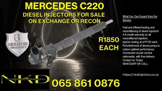 Mercedes C22 Diesel Injectors For Sale On Exchange Or To Recon