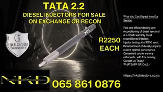 Tata Xenon Injectors For Sale We Sell On Exchange Or Recon