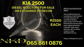 Kia 2500 Diesel Injectors For Sale On Exchange 6 Months Warranty