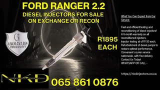 Ford Ranger 2.2 Diesel Injectors For Sale We Sell On Exchange Or Recon