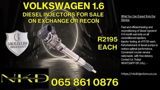 Volkswagen 1.6 Diesel Injectors For Sale