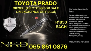 Toyota Prado Diesel Injectors For Sale On Exchange