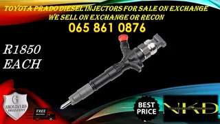 Toyota Prado Diesel Injectors For Sale On Exchange Or To Recon
