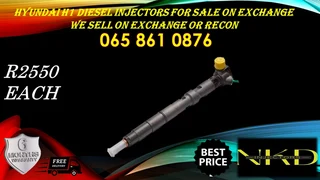 Hyundai H1 Diesel Injectors For Sale We Sell On Exchange Or Recon