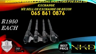 Mahindra Mhawk 2.2 Diesel Injectors For Sale We Sell On Exchange Or Recon With Warranty
