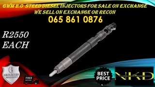 Gwm Steed 2.0 Diesel Injectors For Sale We Sell On Exchange Or We Recon With 6 Months Warranty