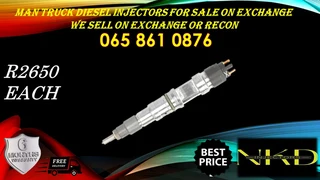 Man Truck Reconditioned Diesel Injectors For Sale On Exchange