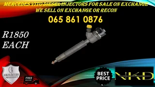 Mercedes Vito diesel injectors for sale on exchange