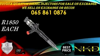 Toyota Quantum Diesel Injectors For Sale
