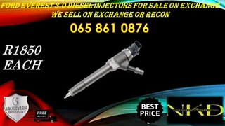 Ford Everest diesel injectors for sale on exchange or to recon