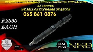Hyundai Terracan diesel injectors for sale on exchange with a 6 months warranty