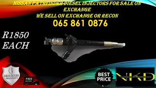 Nissan Pathfinder diesel injectors for sale on exchange or to recon