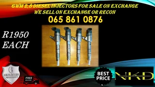 Gwm 2.8 Diesel Injectors For Sale On Exchange Or To Recon