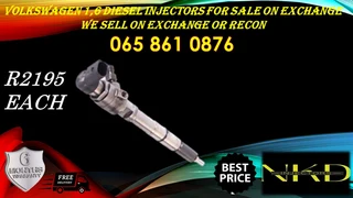 Volkswagen 1.6 diesel injectors for sale