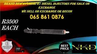 Hyundai H1 diesel injectors for sale brand new