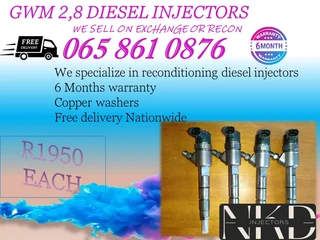 Gwm 2.8 Diesel Injectors For Sale Nationwide