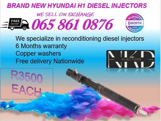 New Hyundai H1 Diesel Injectors For Sale Nationwide