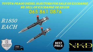 Toypta Prado Denso Diesel Injectors For Sale With Warranty