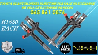 Toyota Quantum Denso Diesel Injectors For Sale With Warranty