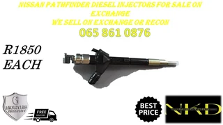 Nissan Pathfinder Reconditioned Diesel Injectors For Sale On Exchange Ro Recon With Warranty