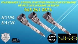 Volkswagen 1.6 Diesel Injectors For Sale With Warranty