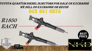 Toyota Quantum diesel injectors for sale
