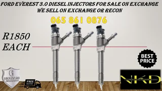 Mazda BT50 diesel injectors for sale on exchange or recon with warranty