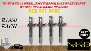 Toyota Hilux diesel injectors for sale on exchange