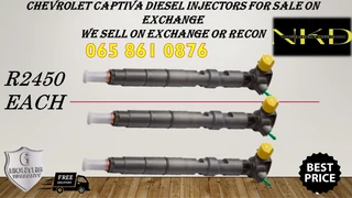 Chevrolet Captiva diesel injectors for sale or recon with warranty