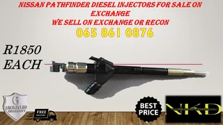 Nissan Pathfinder diesel injectors for sale or to recon
