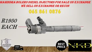 Mahindra Bolero diesel injectors for sale on exchange or to recon
