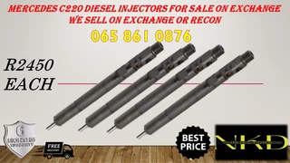 Mercedes C220 diesel injectors for sale on exchange or to recon