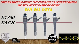 Ford Ranger 3.0 diesel injectors for sale on exchange or to recon
