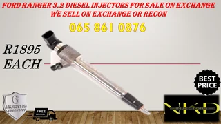 Ford Ranger 3.2 diesel injectors for sale on exchange or to recon