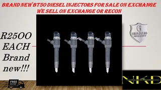 Mazda BT50 diesel injectors for sale on brand new