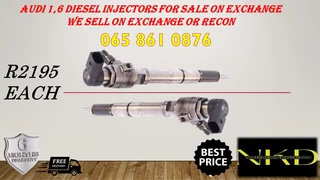 Audi 1.6 Diesel Injectors For Sale On Exchange 6 Months Warranty