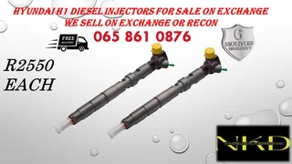 Hyundai H1 diesel injectors for sale or recondition