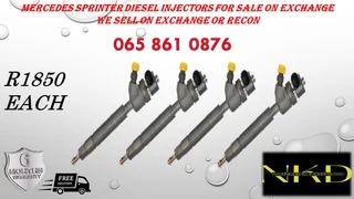 Mercedes Benz Sprinter diesel injectors for sale