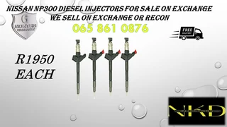 Nissan NP300 diesel injectors for sale on exchange