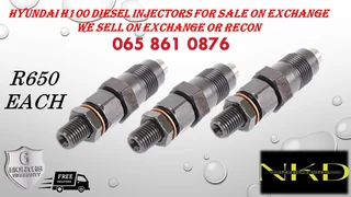 Hyundai H100 diesel injectors for sale on exchange or to recon